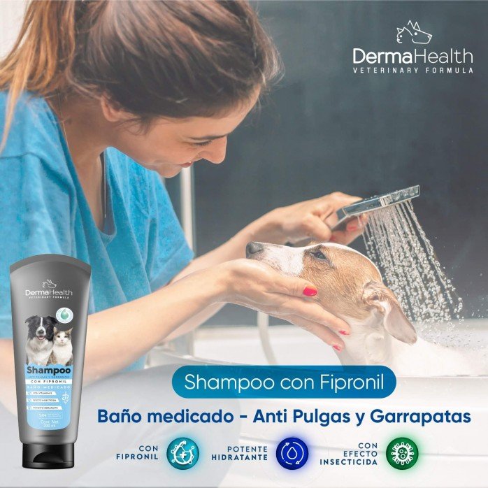 Dermahealth Champ Antipulgas Y Garrapatas Ml Perros Y Gatos