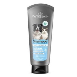 Dermahealth Champú Antipulgas y Garrapatas, 200 ml, perros y gatos