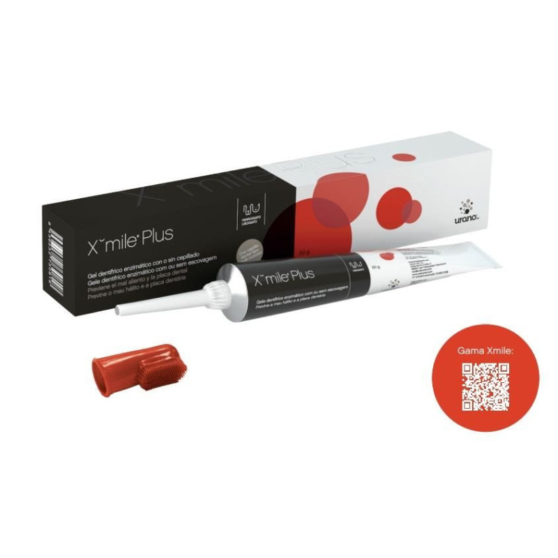 X-mile crema dental dentífrico para mascotas, perros y gatos, 50 g