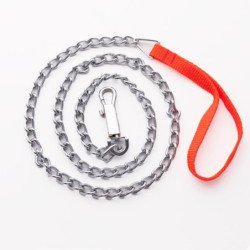 Pet King cadena con agarre rojo, 3mm. Collares para perros al mejor precio