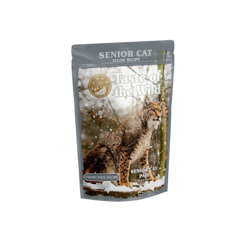Taste of the Wild Senior Cat Paté (Gatos Senior), Alimento húmedo, Pollo en salsa , 85 g
