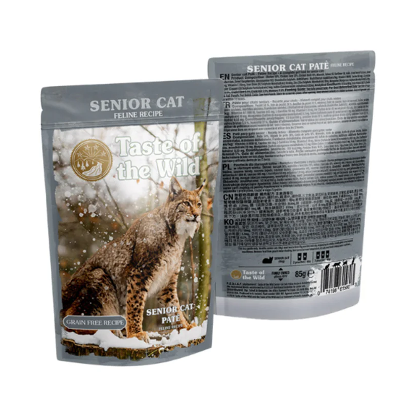 Taste of the Wild Senior Cat Paté (Gatos Senior), Alimento húmedo, Pollo en salsa , 85 g