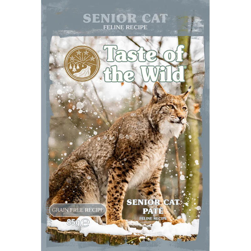 Taste of the Wild Senior Cat Paté (Gatos Senior), Alimento húmedo, Pollo en salsa , 85 g
