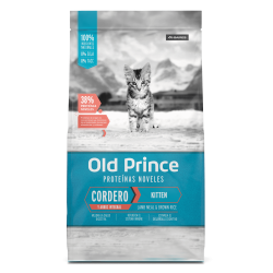 Old Prince Super Premium, Gatitos Cachorros, Cordero y Arroz Integral, 3 kg