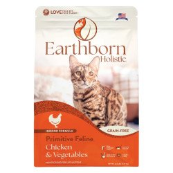 Earthborn Holistic, Libre de granos, Gato y Gatitos, Pollo y Vegetales