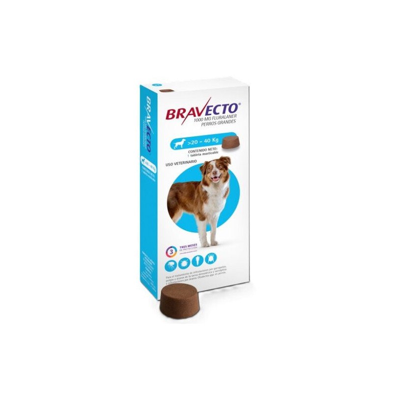 Bravecto, 1 tableta, de 20-40 kg