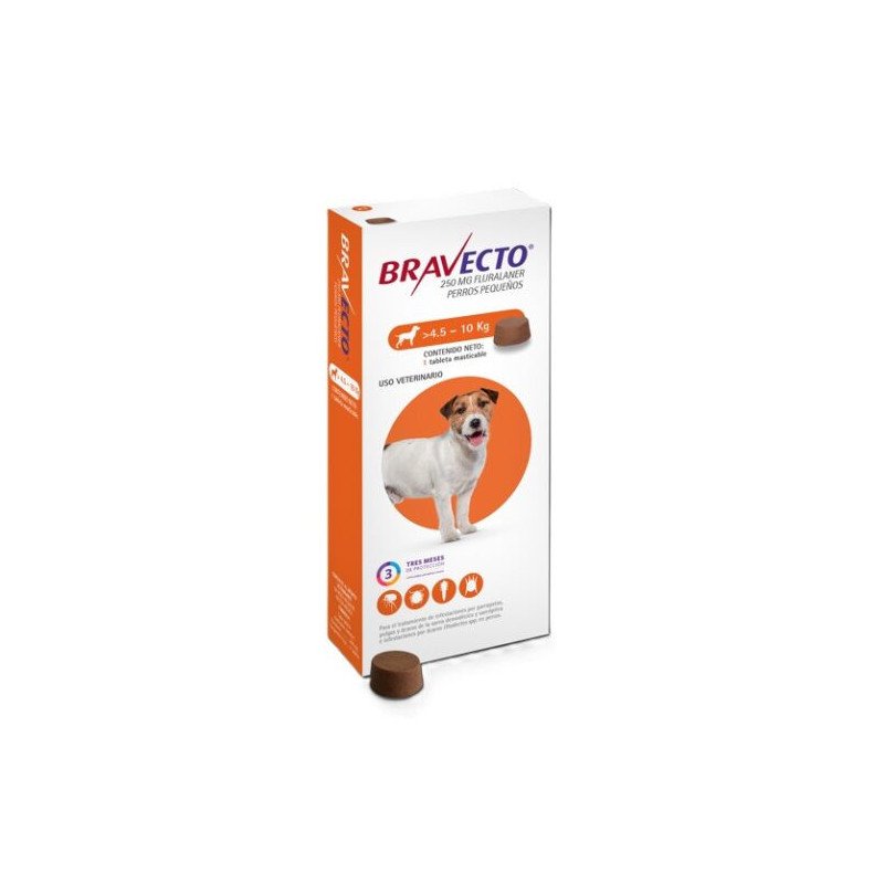 Bravecto, 1 tableta, de 4.5-10 kg