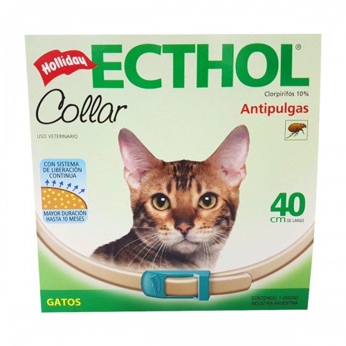 Ecthol Collar Gatos, hasta 10 meses...