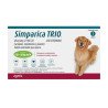 Simparica Trio antiparasitario interno y externo. 1 tableta masticable, de 20-40 kg