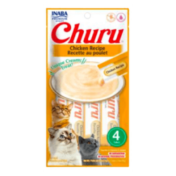 Churu, Snack cremoso, Para Gatitos, De Pollo , 4 tubitos, 56g (4 x 14 g)