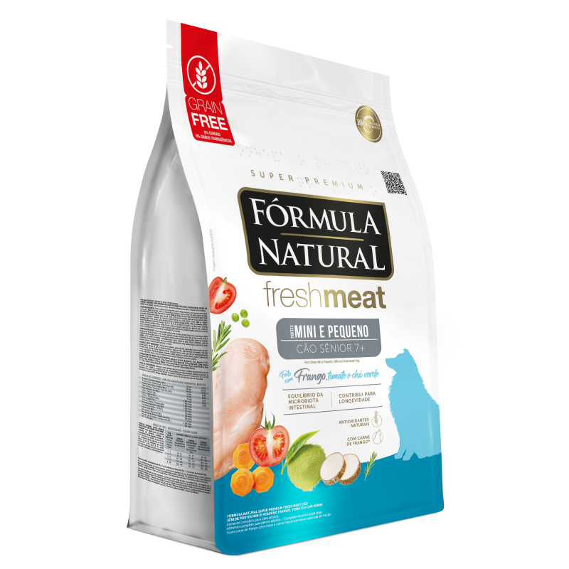 Fórmula Natural, Libre de Granos, Perros Senior Mini y Pequeño 7+, Pollo, 2.5kg