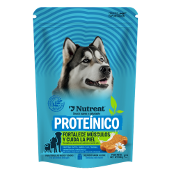 Nutreat, Snack Suave Perro Proteínico,  Manzanilla, Aminoácidos y Taurina, 168 g