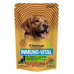 Nutreat, Snack Suave Perros Inmuno-Vital, Té Verde, Alicina y Prebióticos, 80 g