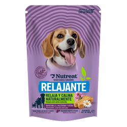 Nutreat, Snack Suave Relajante Perros, Manzanilla, Valeriana y Avena, 168 g