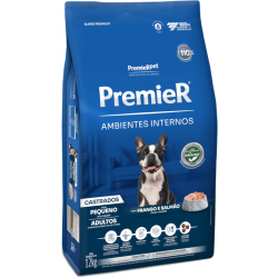 Premier Ambientes Internos, Perros Castrados Razas Pequeñas, Salmón y Pollo