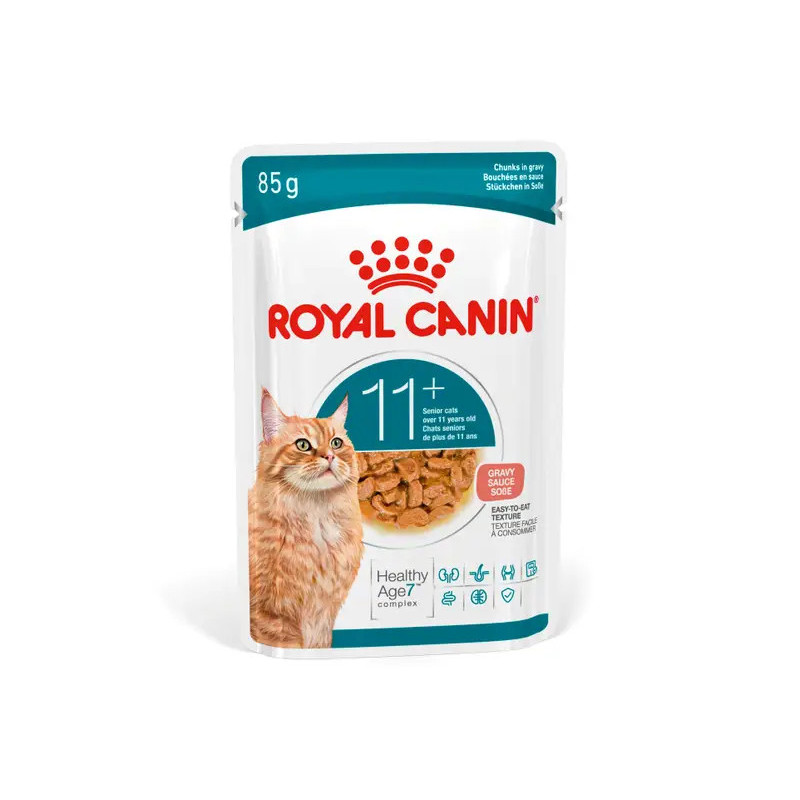 Royal Canin Ageing, Alimento Húmedo, Gato Senior 11+, 85 g