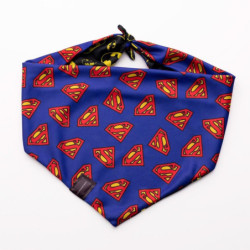 Crazy Shop Bandanas para perro reversibles Batman, Superman