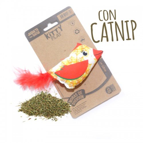 Van pollito mix juguete con catnip.