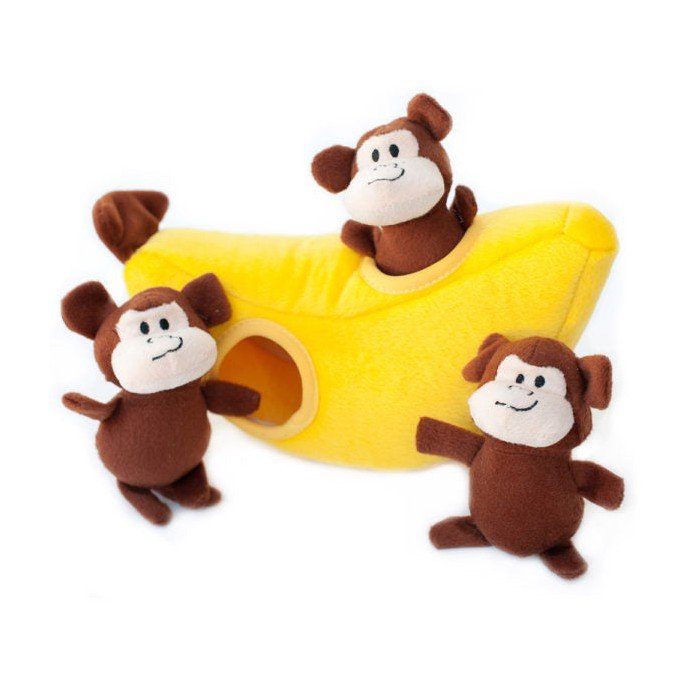 Mono y Banana Juguete...