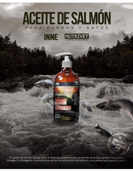 Nuevo Aceite de Salmón salvaje Inne. Suplemento nutricional 100% Frances  🇫🇷, para perros y gatos. Encuéntralo en los diferentes puntos de venta  del, By Nutrivet Ecuador