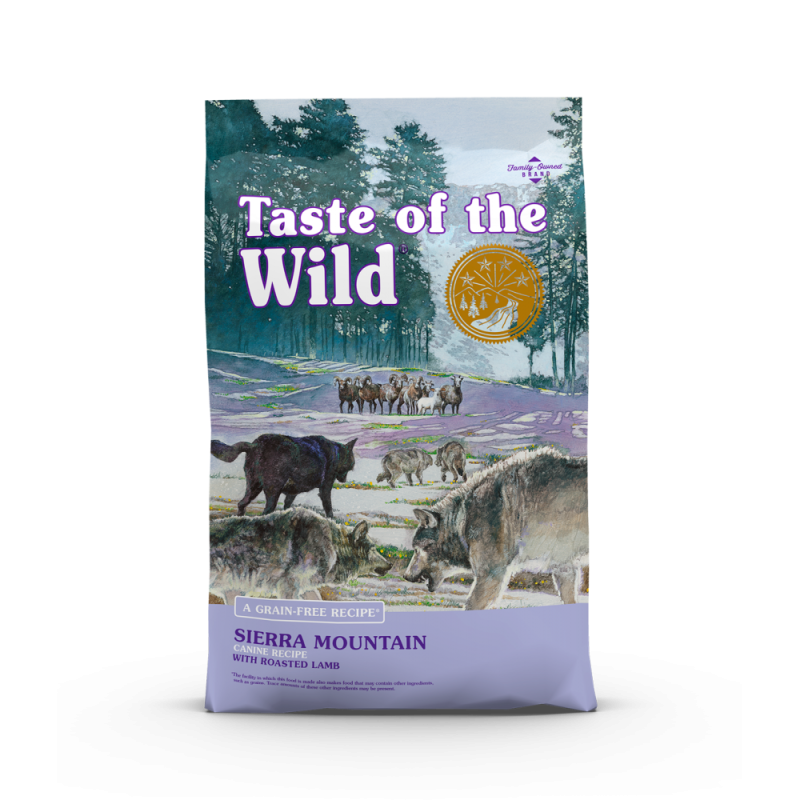 Taste of the Wild Sierra Mountain Canine, Cordero. Comida para perros al mejor precio