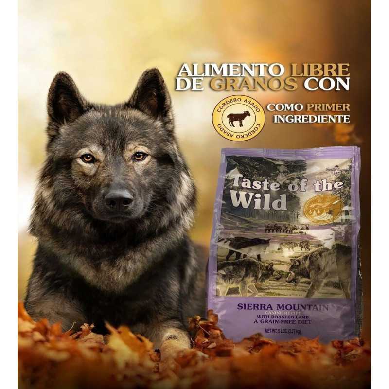 Taste of the Wild Sierra Mountain Canine, Cordero. Comida para perros al mejor precio