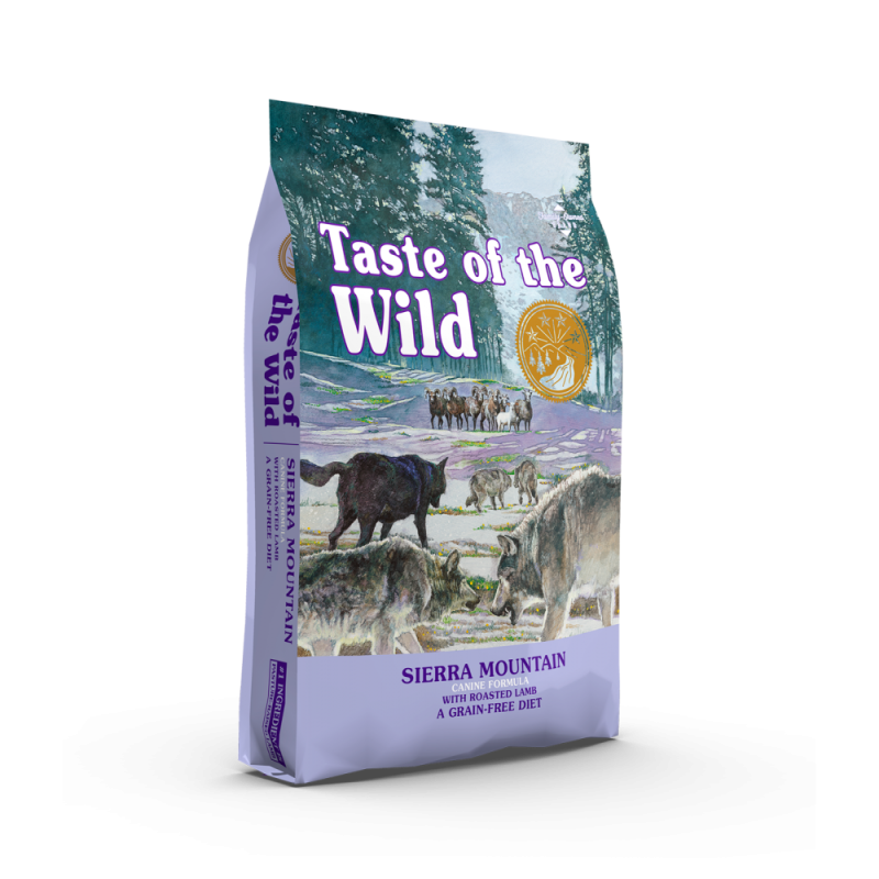 Taste of the Wild Sierra Mountain Canine, Cordero. Comida para perros al mejor precio