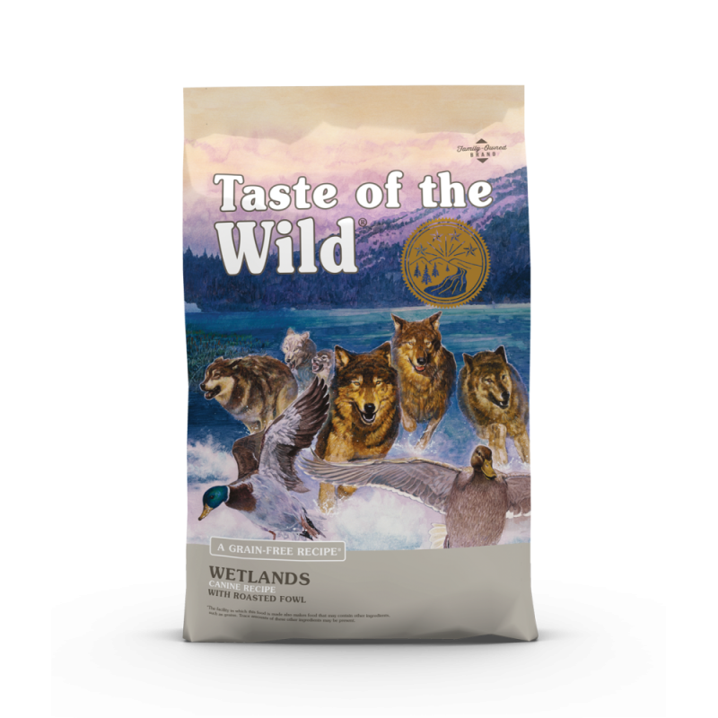 Taste of the Wild Wetlands Wild Fowl Pato 12,2 kg. Comida para perros al mejor precio