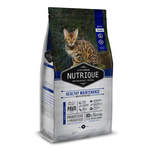 Nutrique Ultra Premium Gato Adulto, Pavo