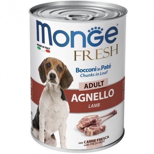 Monge Fresh Perro Adulto Cordero, 400 gr