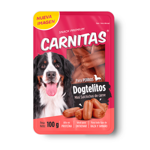 Mimma Dogtelito sabor a Carne, 100 g