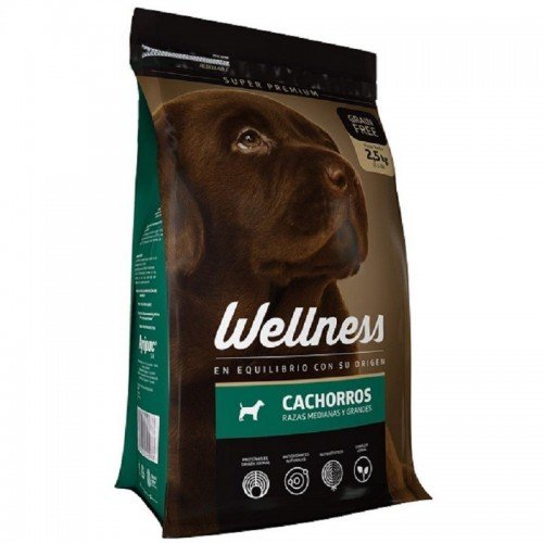 Wellness, Libre de Granos, Cachorros...
