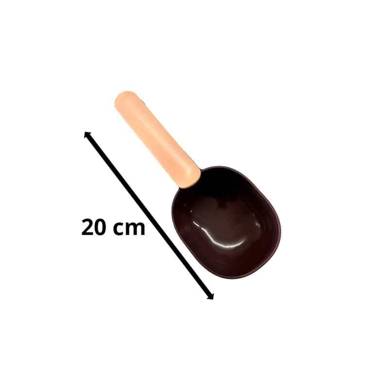 Pala Dosificadora de Alimento con Clip, color varía.