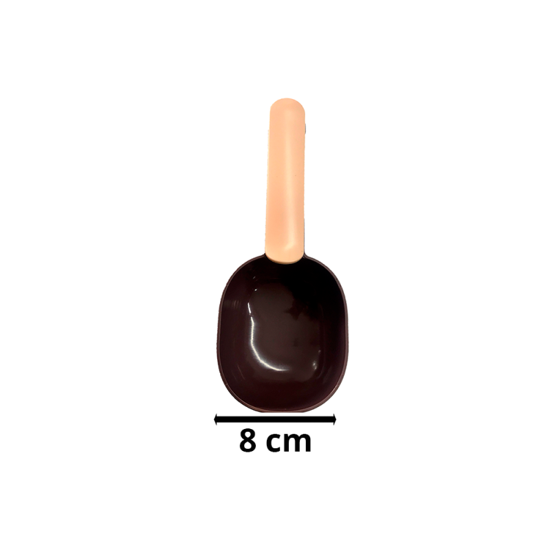 Pala Dosificadora de Alimento con Clip, color varía.