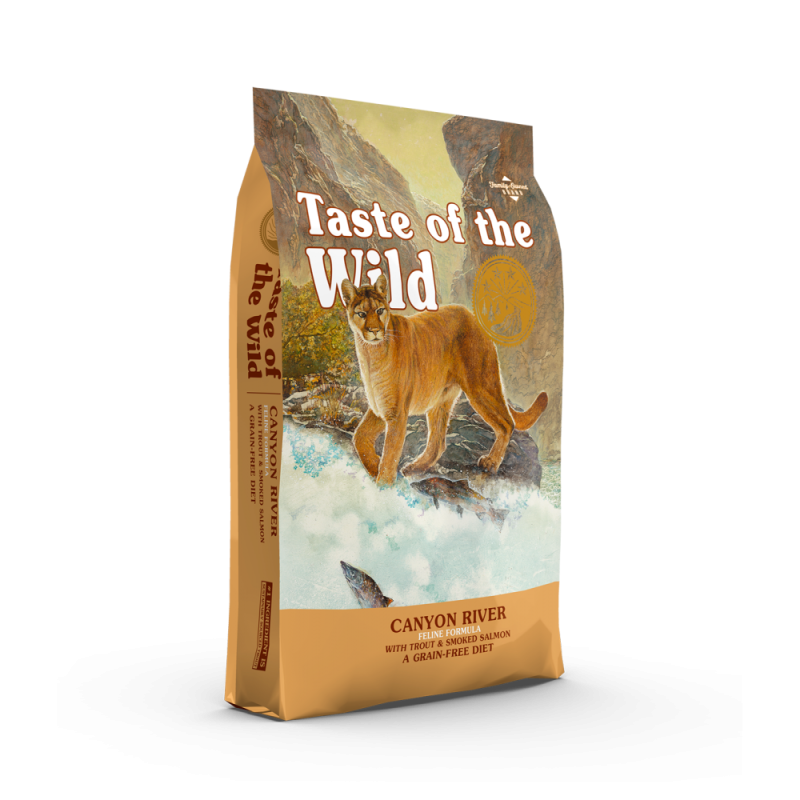 Taste of the Wild Canyon River Gato y Gatitos, Trucha y Salmón Ahumado
