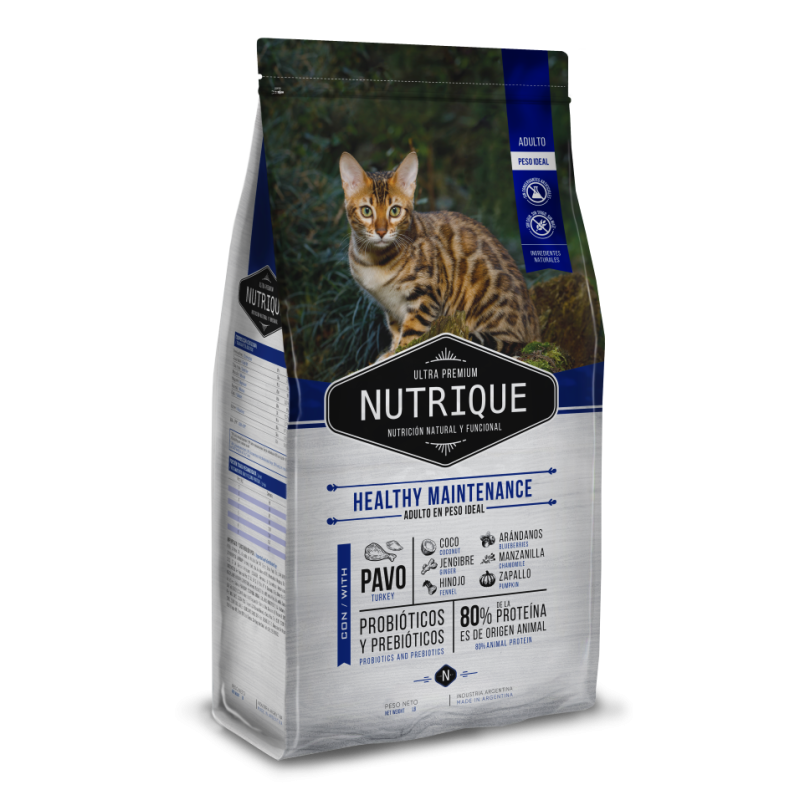 Nutrique Ultra Premium Gato Adulto, Pavo