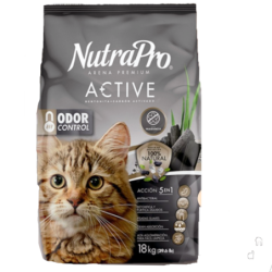 Arena Nutrapro Carbón Activado, 18 kg