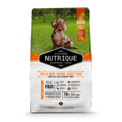 Nutrique Ultra Premium adulto Raza pequeña y mini, Pavo