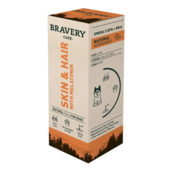 Bravery Care Aceite de Salmón natural, Piel y Pelaje, 500 ml