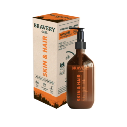 Bravery Care Aceite de Salmón natural, Piel y Pelaje, 500 ml