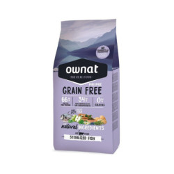 Ownat Super Premium, Libre de Granos, Gato Esterilizado, Pescado