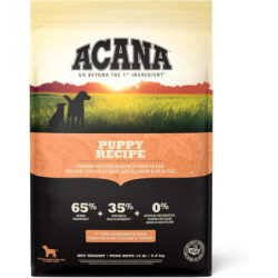 Acana Puppy Recipe, Cachorro todas las razas, Libre de granos, Pollo y Pavo frescos de libre pastoreo