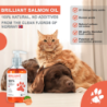 Brilliant, Aceite de Salmón Natural, Perros y Gatos, 1 Litro