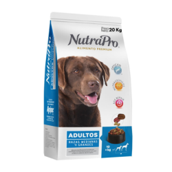 NutraPro adultos razas medianas y grandes sabor a pollo, carne y arroz. Comida para perros al mejor precio