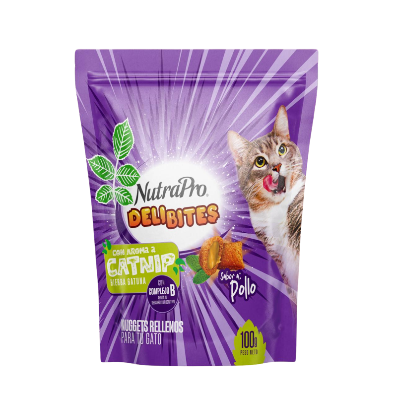 NutraPro Delibites Gatos, Sabores del Mar, 100 g. Alimento para gatos al mejor precio